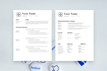 Load image into Gallery viewer, Marketing Resume, 2 Page CV Templates
